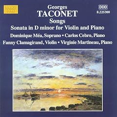 Taconet - Songs; Violin Sonata