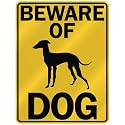 BEWARE OF " ITALIAN GREYHOUND " PARKING SIGN DOG