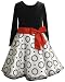 Bonnie Jean Girls 7-16 Stretch Velvet Bodice To Drop Waist Organza Skirt