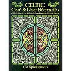 Celtic Cut & Use Stencils: 61 Full-Size Stencils Printed on Durable Stencil Paper