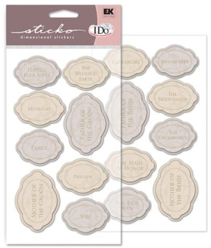 EK Success EKWJB019 Wedding Party Scallop Dimensional 