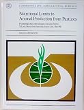 Nutritional limits to animal production from pastures : proceedings of an international symposium held at St. Lucia, Queensland, Australia, August 24th-28th, 1981