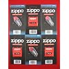 6 Value Pack of Zippo lighter Wicks and Flints Sealed Packs