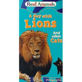 Real Animals: Day With Lions [VHS]