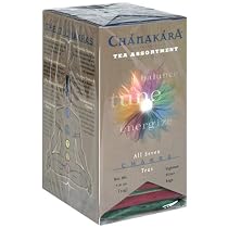 Chanakara Tea Assortment, All Seven Chakra Teas, Tea Bags, 18-Count Boxes (Pack of 6)