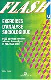 Exercices d analyse sociologique , DEUG sciences humaines, DEUG sciences économiques et AES, DEUG droit