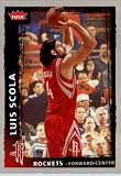 2008 2009 Fleer Basketball Card # 132 Luis Scola Rockets Mint Condition - Shipped In Protective ScrewDown Display Case!!
