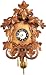 German Black Forest Clock - Leaves