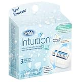 Schick Intuition Plus All-In-One Cartridges for Sensitive Skin, Fragrance Free, 3 cartridges (Pack of 2)