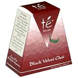 Review Te Teas  / Te Tea Silken Pyramid Whole Leaf Tea Bags, Black Velvet Chai, 0.08-Ounce Single Serve Pyramid Sachets (Pack of 60)