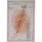 Alsace Wine Route and Map Oversize French Wine Steward Towel