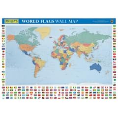 Philip's World Flags Wall Map