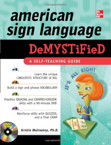 Textbook - American Sign Language Demystified (Book & DVD)