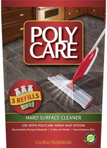 PolyCare(2oz) Concentrated Hard Surface Floor Cleanr Refill - 3/Pk - 2 Pack