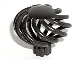 Large Flower Twist Knobin Patine Black