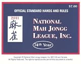 National Mah Jongg League 2011 Scorecard - Std