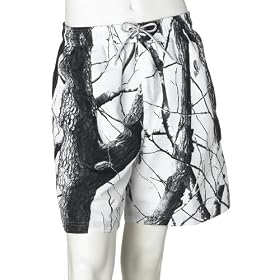 Realtree Men's Hardwoods Snow Watershort