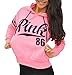 Womens Friends Hoodies,Crop Top Sweatshirt Athletic Hooded Pullover L Red