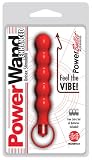 PowerBullet Power Wand Enhanced Red 20 Cm X 3 Cm 3-Speed Wireless Waterproof