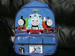Thomas the Tank Engine & Friends Sodor Engine Works Toddler Size Backpack with Engine Storage