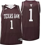 Texas A&M Aggies Basic -No. 1- Basketball Jersey - Medium