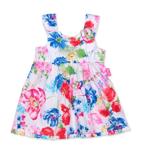 Pampolina Baby - M&auml;dchen Kleid, All over Druck S2113018, Gr. 98, Mehrfarbig (0003) Preisvergleich