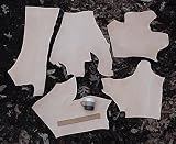 Scrap Leather Heavy Veg Vegetable Tan Jumbo Pcs 5 Sf