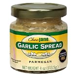 Review Chez Jane  / Chez Jane Garlic Spread, Parmesan, 4-Ounce Jars (Pack of 6)