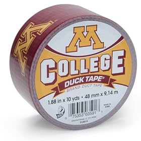 Duck Brand 240230 1.88-Inch x 10 -Yard University of Minnesota College Logo Duck Tape