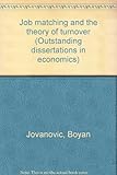 Job matching and the theory of turnover