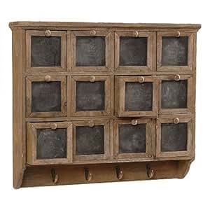 Amazon.de: LANDHAUS REGAL HOLZREGAL ALT-HOLZ TAFEL-SCHUBLADEN UND