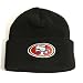 San Francisco 49ers Classic Cuffed Knit Hat in Black