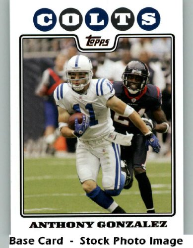 2008 Topps #149 Anthony Gonzalez - Indianapolis Colts (Football Cards)