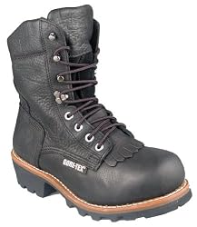 Wolverine Mens Gore-Tex Buckeye Logger - M/XW Leather Boots