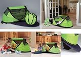 KidCo PeaPod Portable Self-Inflating Travel Bed - Lime