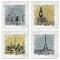 Romantic Cities Coaster - Set of 4