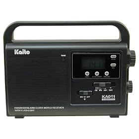 Kaito Emergency Radio with LED Flashlight by Kaito