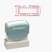 SHA1201 - Paid Ink Stamp, 1/2x1-5/8, Red Ink