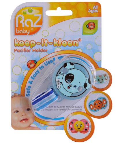 RaZbaby ラズベビーおしゃぶりホルダー ブルードッグ