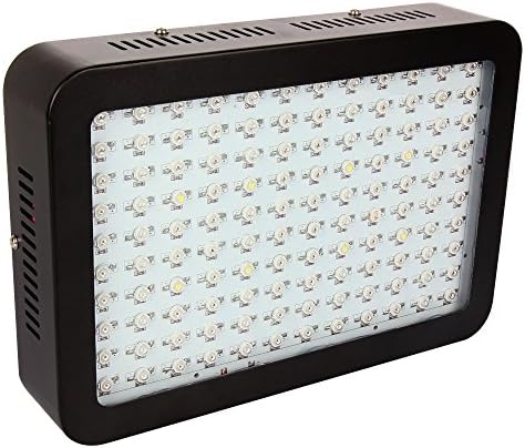 Alphami™ Full Specturm LED Grow Lights , Energy Efficient Hydroponic Plant Grow Lights for Garden, Greenhouse and Hydroponic Aquatics (10w Leds) (600W, Black)