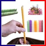 20 Bougies d'oreilles coniques senteur à choisir