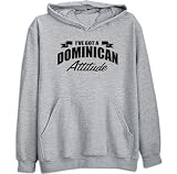 Sweatshirt Heather Gray  Attitude Dominican  Dominica Country
