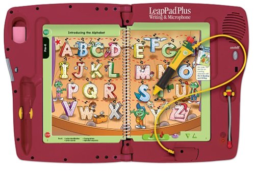 Toys: Leapfrog LeapPad Learning System with Microphone and 2 Books