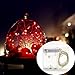BINZET 10ft 30 LEDs Red Starry Starry Light String Light 3xAA Battery Powered Flexible Indoor String Lights Wedding Party Light