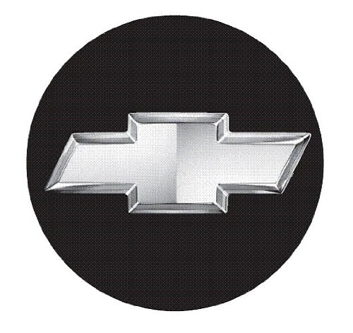 Chevy Solid Silver Bowtie Logo Valve Stem Caps - (Set of 4) - CHROME