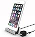iPhone Charging Dock Kit by La Zuzzi, (Silver), Includes Adapter & Lightning Cable, Docking Station For iPhone 7/7 Plus, iPhone 6/6S/6 Plus, iPhone 5/5S, iPod Touch 5, Apple Accessories Collection!