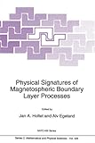 Physical signatures of magnetospheric boundary layer processes
