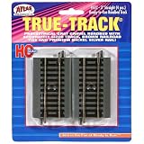 HO True-Track 3 Straight (4) by Atlas Model Railroad