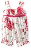 Bonne Baby-Girls Newborn Ruffle Balloon Romper