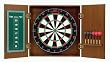 Halex Camden Bristle Dartboard with Wood Cabinet